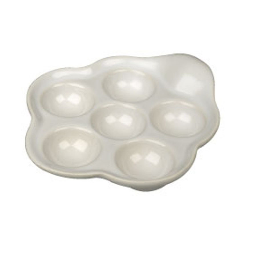 Revol French Classics Porcelain White Snail Dish 16cm