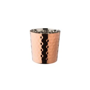 Utopia Copper Hammered Cup 3.5in 9cm
