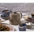 GenWare Terra Porcelain Grey Teapot 50cl 17.6oz