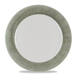 Churchill Bamboo Vitrified Porcelain Alpine Round Presentation Plate 30.5cm