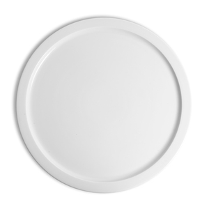 Crème Monet Vitrified Porcelain White Round Pizza Plate 32cm