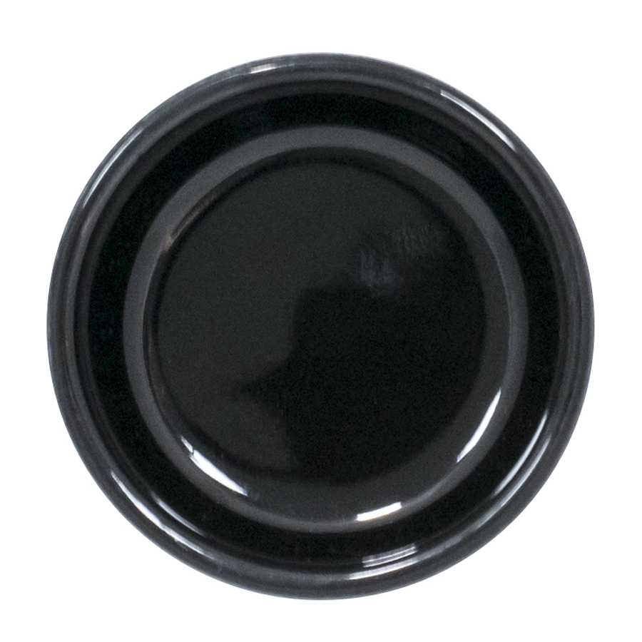 Artisan Onyx Vitrified Fine China Black Round Dip Pot 7cm