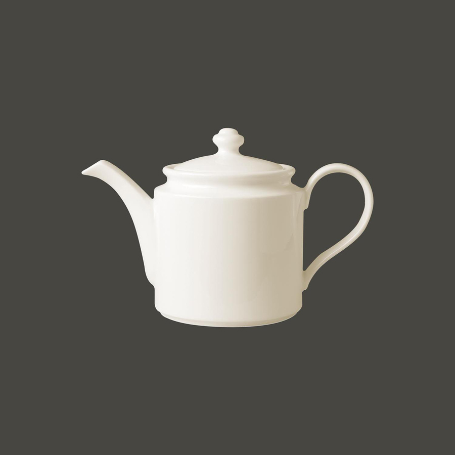 Rak Banquet Vitrified Porcelain White Teapot & Lid 80cl 27oz
