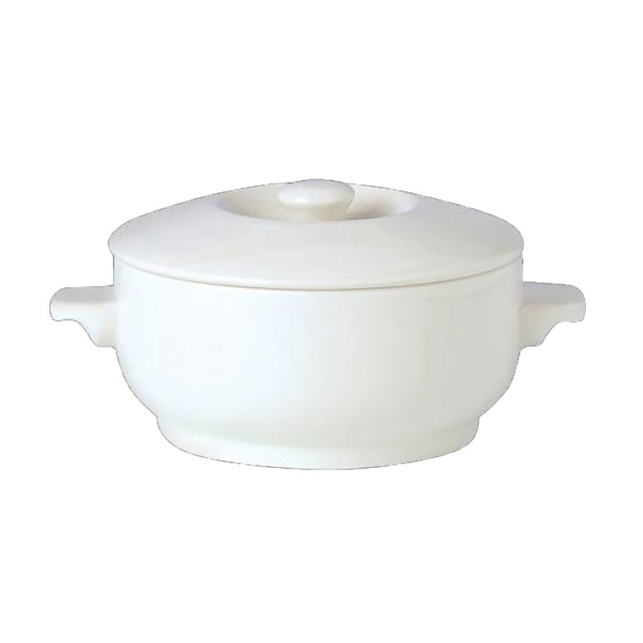 Steelite Simplicity Vitrified Porcelain White Round Soup Bowl No Lid 42.5cl