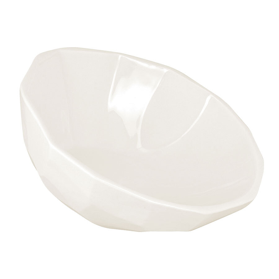 Rak Sketches Vitrified Porcelain White Round Pivoting Bowl 19.5x18.5x7cm 85cl