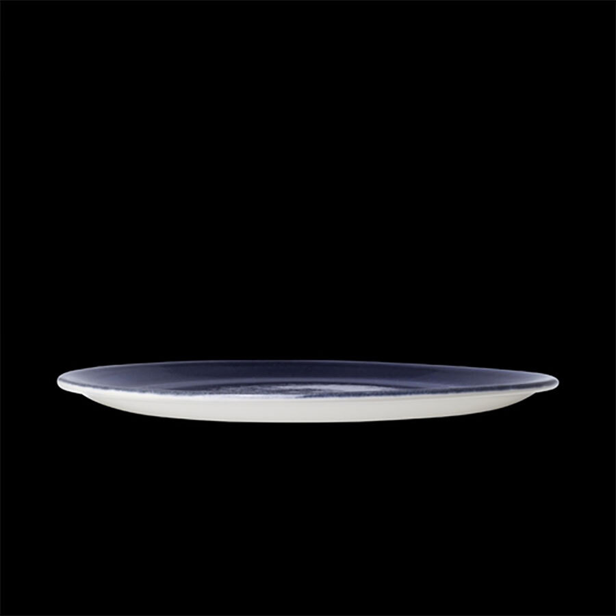 Steelite Vesuvius Vitrified Porcelain Lapis Round Coupe Plate 15.25cm