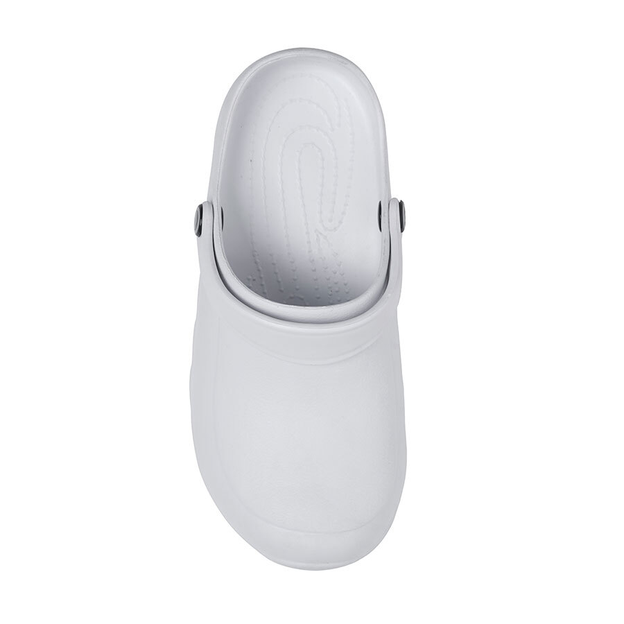 WearerTech Protect White EVA Unisex Clog With Safety Toe