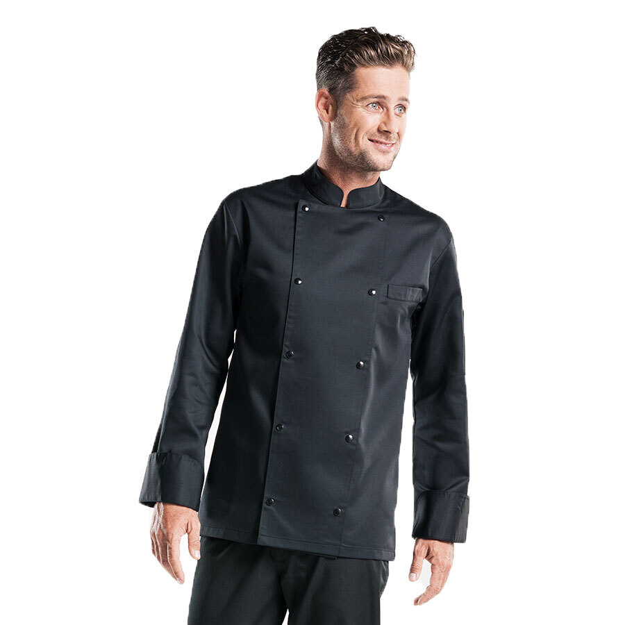 Chaud Devant Black Roma Chef Jacket Long Sleeve