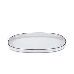 Revol Caractere Ceramic White Oval Dish 46.5x28.7cm