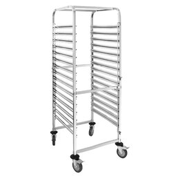 Connecta Self Assembly Gastronorm Trolley - 15 Tier