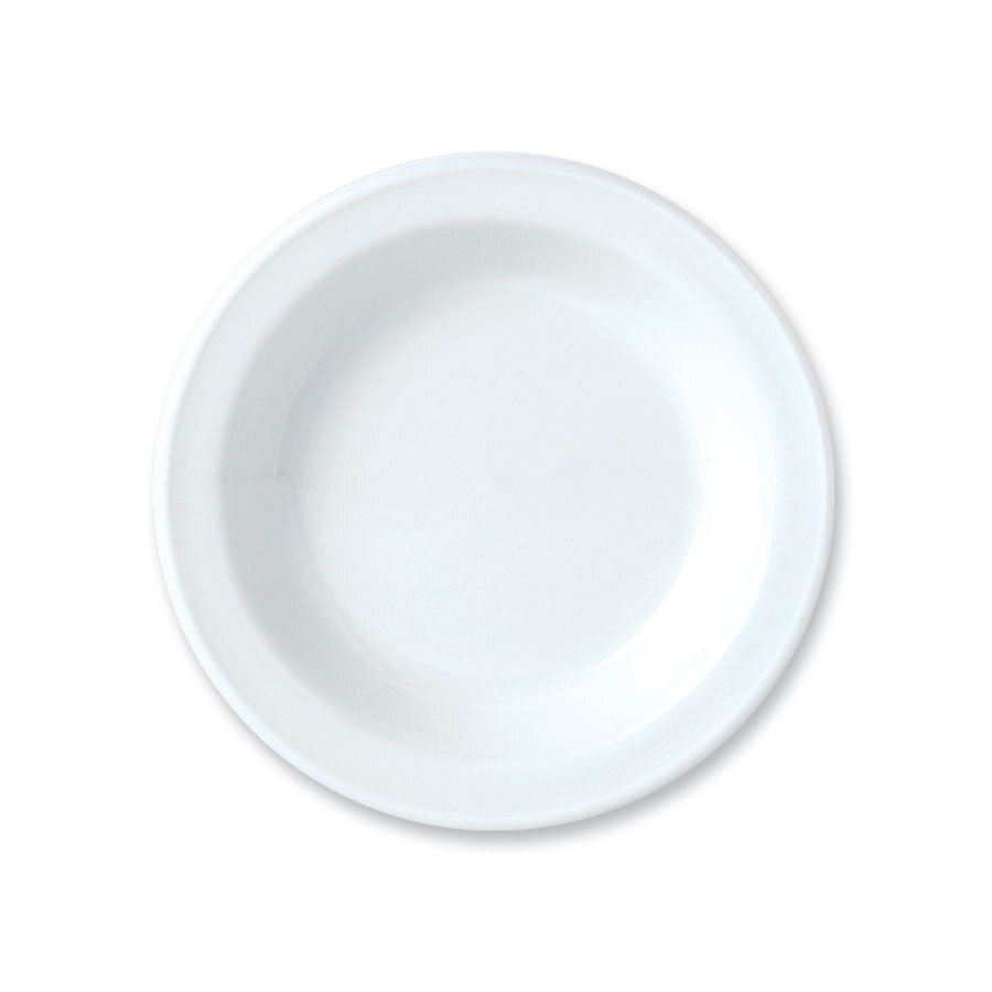 Steelite Simplicity Vitrified Porcelain White Round Butter Dish 10.25cm