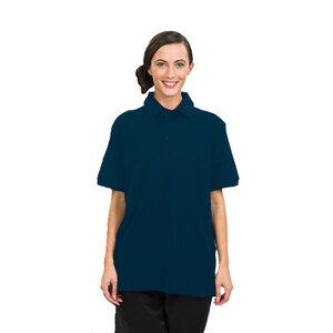 Unisex 100% Cotton Navy Polo Shirt