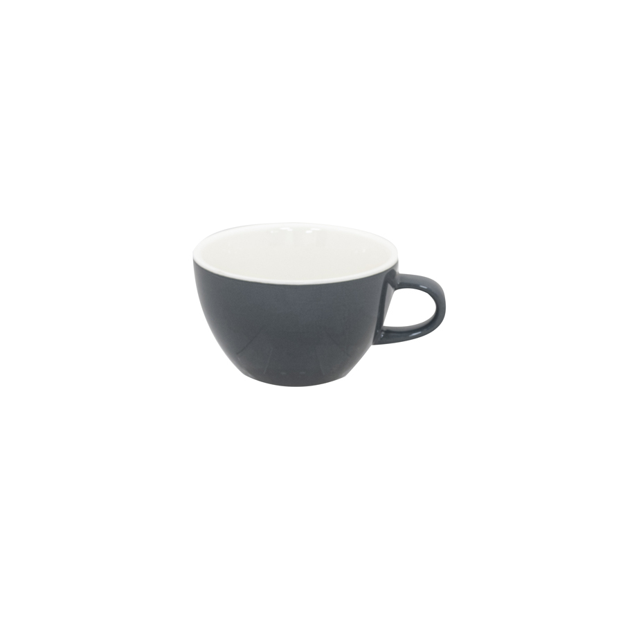 Superwhite Café Porcelain Grey Bowl Shaped Cup 45.4cl 16oz
