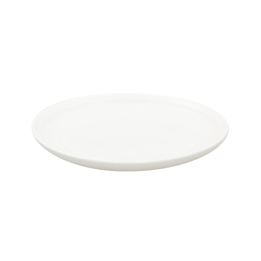 Artisan Crème Vitrified Fine China White Round Coupe Plate 21cm