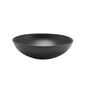 Genware Forge Stoneware Black Round Coupe Bowl 20cm 90cl 31.7oz