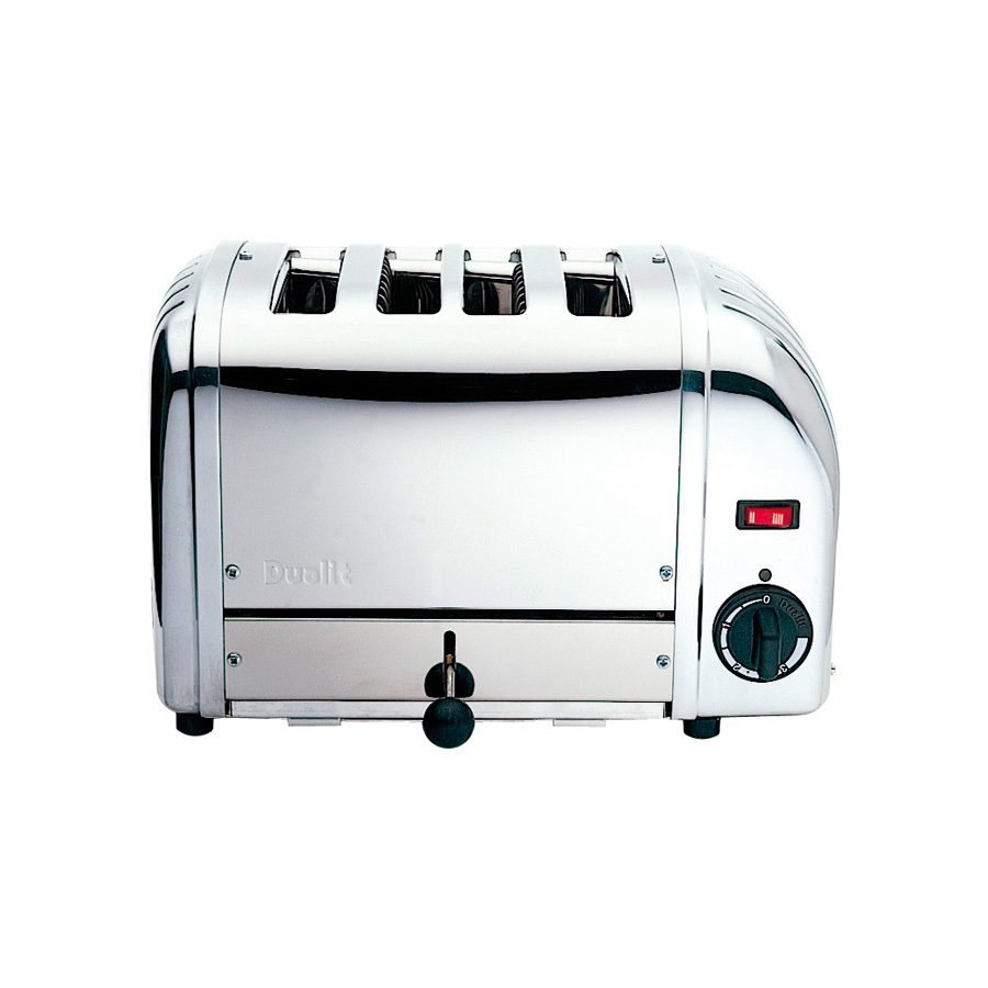 Dualit 43021 4 Slot Bun Toaster - Stainless Steel
