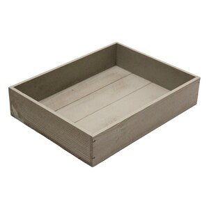Large Rustic Tray, Grey