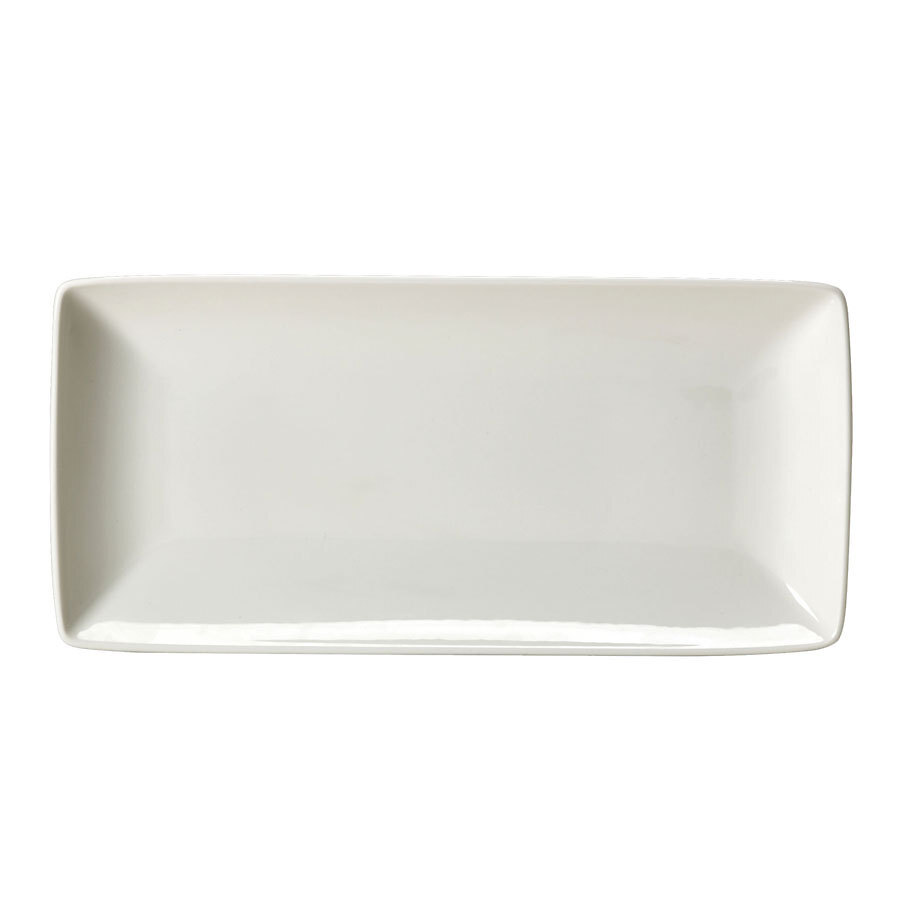 Steelite Taste Vitrified Porcelain White Rectangular Plate 20.0cmx10.0cm