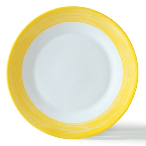 Brush Yellow Dinner Plate 23.5cm 9.3in
