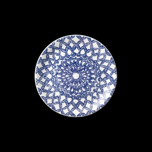 Steelite Ink Vitrified Porcelain Nomad Blue Round Coupe Plate 15.25cm