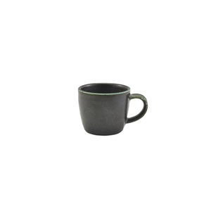 Genware Terra Porcelain Cinder Black Espresso Cup 9cl 3oz