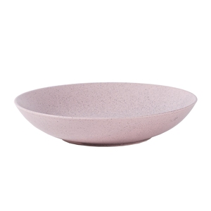 Artisan Armeria Vitrified Stoneware Round Pink Pasta Bowl 23cm