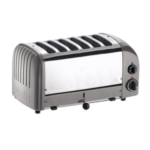 Dualit 60147 6 Slot Vario Toaster - Metallic Silver