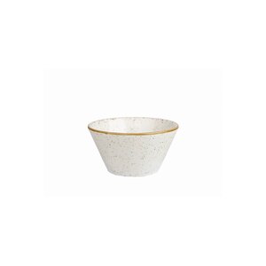 Churchill Stonecast Vitrified Porcelain Barley White Round Zest Snack Bowl 12.1x6.5cm 12oz