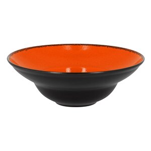 Rak Fire Vitrified Porcelain Orange Round Extra Deep Plate 26cm 48cl