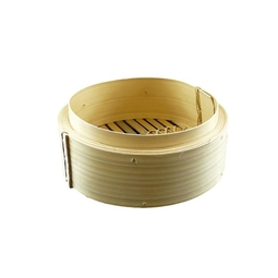 Bamboo Round Steamer Base 5in