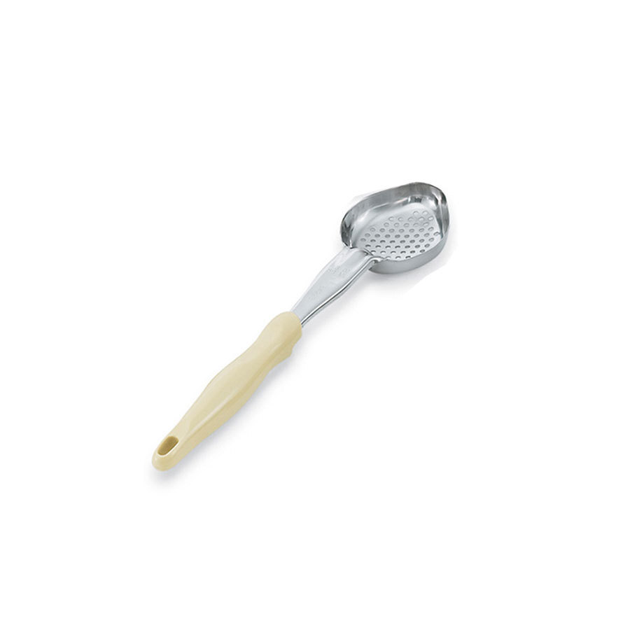 Vollrath Spoodle® Perforated Stainless Steel Oval With Ivory Nylon Handle 3oz 88ml