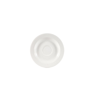 Churchill Isla Vitrified Porcelain White Round Saucer 12.8cm
