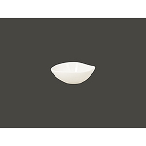 Rak Suggestions Shaped Vitrified Porcelain White Round Salad Bowl 14cm 27cl
