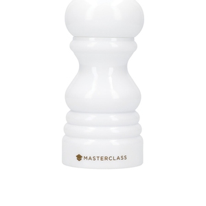 MasterClass Capstan White Gloss Salt/Pepper Mill 12cm
