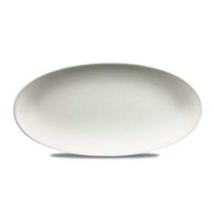 Churchill Chefs Plates Vitrified Porcelain White Oval Plate 29.9x15cm