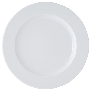 Astera Brasserie Vitrified Porcelain White Round Plate 31cm