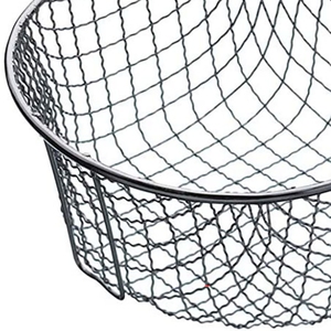 KitchenCraft Metal Round Frying Basket 20cm