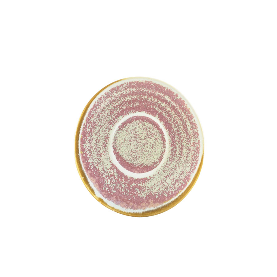 Genware Terra Porcelain Rose Round Saucer 11.5cm