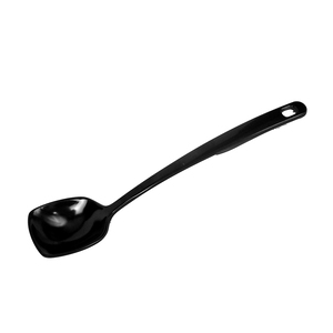 Solid Spoon Black Melamine 25cm