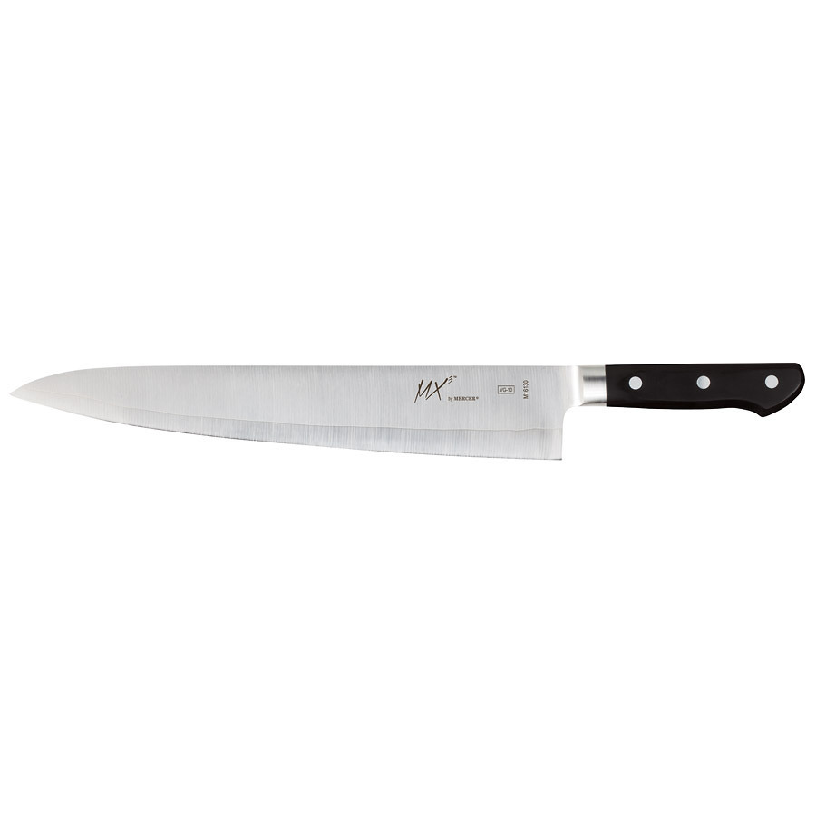 Mercer MX3® Gyuto Knife 300mm VG-10 Super Stainless Steel With Delrin® Handle