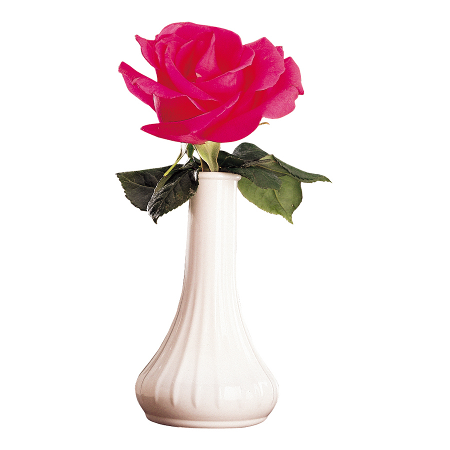 Cambro Polycarbonate White Bud Vase 15.2cm