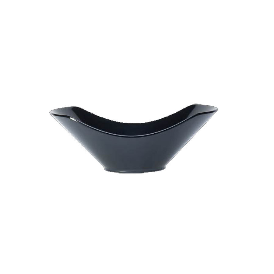 Scoop Bowl Black Melamine 35.5x27.5cm