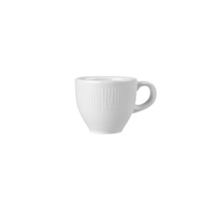 Churchill Bamboo Vitrified Porcelain White Espresso Cup 3.5oz 10cl
