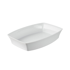Revol Alexandrie Porcelain White Rectangular Dish 28x18.5x6 cm 1.75L