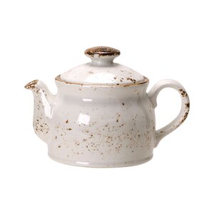 Steelite Craft Vitrified Porcelain White Club Teapot 15oz