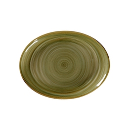 Rak Spot Vitrified Porcelain Emerald Oval Platter 36cm