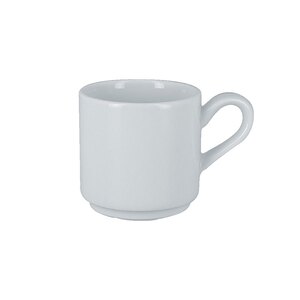 Rak Access Vitrified Porcelain White Espresso Cup 9cl