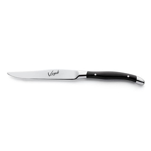 Amefa Virgule 18/10 Stainless Steel Steak Knife Black Handle