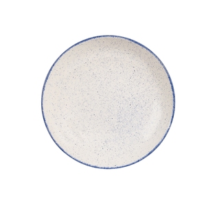 Churchill Stonecast Hints Vitrified Porcelain Indigo Blue Round Coupe Bowl 24.8x3.6cm 40oz