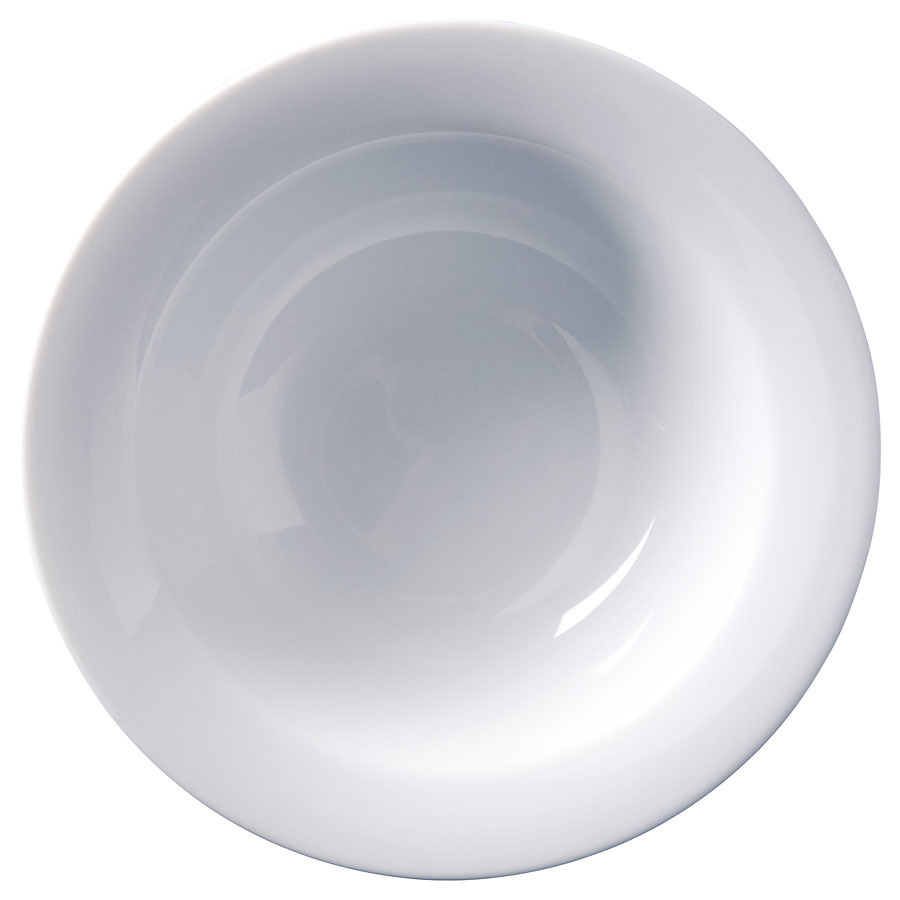 Superwhite Porcelain Stone Rim Bowl 16cm